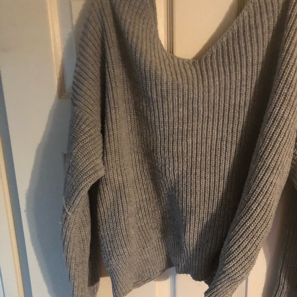 Cropped sweater!